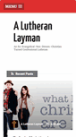 Mobile Screenshot of lutheranlayman.com